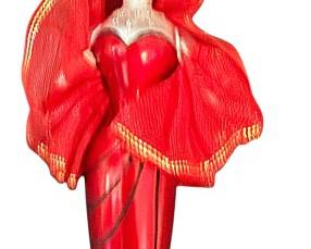 De Carlini Red Lady Ornament