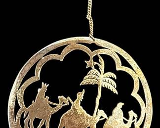 925 Silver Christmas Tree Ornament
