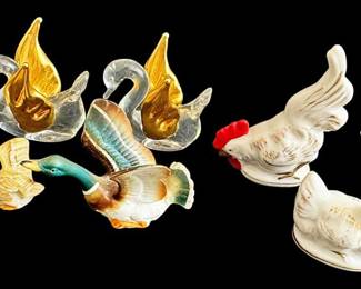 Collection of Miniature Bird Figurines