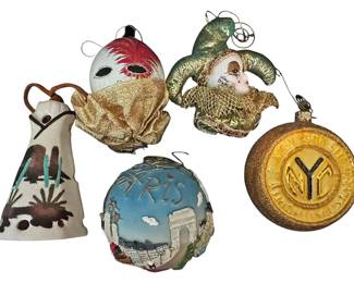 Travel Themed Christmas Ornaments