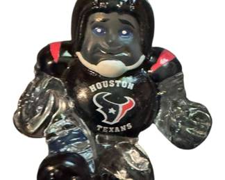 Houston Texans Crystal Christmas Ornament