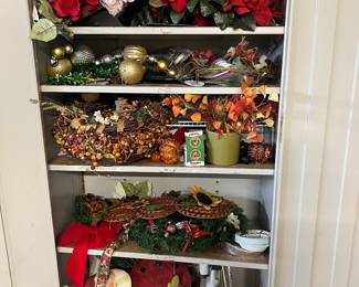 Garage Cabinet (and holiday decor)