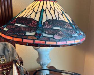 Dragonfly Tiffany Style Lamp