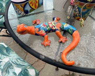 Talavera garden decor