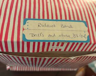 Vintage UGA Redcoats sheet music 