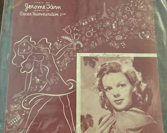 Vintage sheet music 
