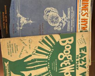 Vintage sheet music 