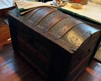 Large antique trunk