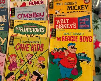 Vintage comic books - Cave Kids, Flinstones, Walt Disney