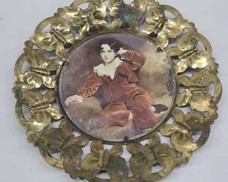Vintage Brass Butterfly Frame
