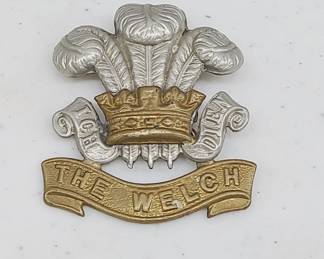 British 6th Regiment Military Hat Badge