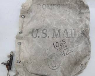 Vintage U.S Mail Transport Bag