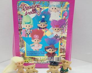 Troll Dolls w/ Case