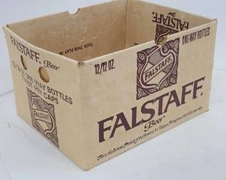 Vintage Falstaff 12oz One-Way Bottle Box