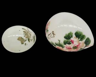 Victorian Hand Blown & Painted Easter Eggs