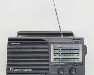 Sony TV AM/FM Tuner Model ICF-34 Works