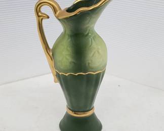 Rare 28k Gold Guilded Ewer Pitcher