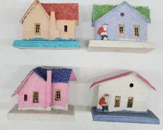 Putz Christmas Village Houses