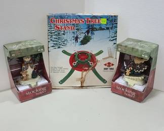 Christmas Stocking Holders & Tree Stand