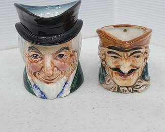 Vintage Toby-Style Occupied Japan Mini Pitchers