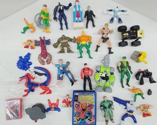Asst. Super Hero's Fast Food Toys