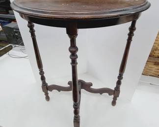 Half Moon Wooden Table