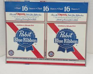 Pabst Blue Ribbon Unrolled Can