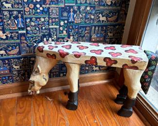 Horse bench/stool