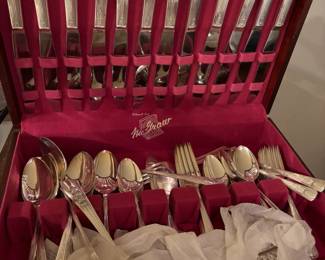 W.A. Rogers silverware set
