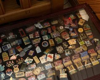 Collection of vintage pins, Atlanta 1996 Olympics, UGA