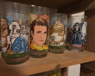 Vintage Star Wars glasses