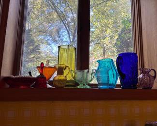 Colorful glassware