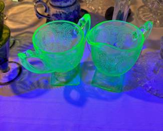 Uranium glass