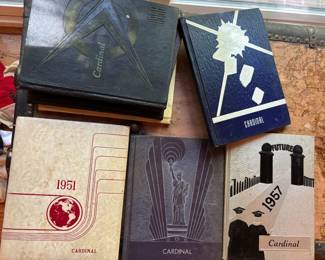 Vintage yearbooks