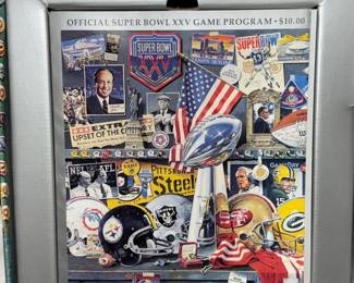 SUPERBOWLS XXV, XXXIII, & XLVIII RARE COLLECTIBLES