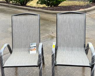 BELAVI OUTDOOR STACKING CHAIR SET #1