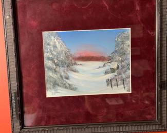 ED NEWMAN SIGNED ORIGINAL OIL PAINTING