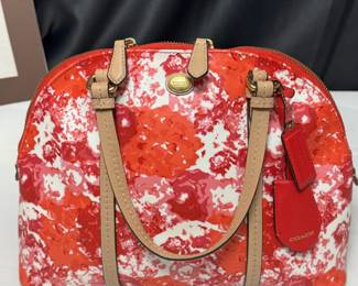 COACH DOME SATCHEL HAND BAG