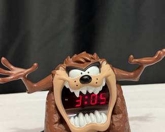 VINTAGE TAZMANIAN DEVIL ALARM CLOCK
