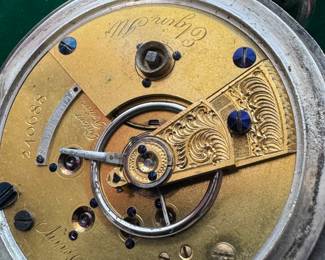 1872 NATIONAL WATCH CO.---.900 SILVER POCKET WATCH