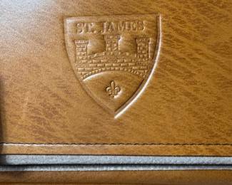 NEW IN BOX - ST. JAMES LEATHER BRIEFCASE