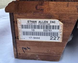 ETHAN ALLEN COUNTRY CROSSINGS MAPLE FILE CABINET