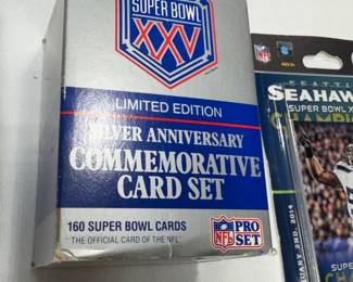 SUPERBOWLS XXV, XXXIII, & XLVIII RARE COLLECTIBLES