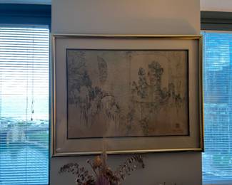 Uldis Zarins"
Latvian artist, Uldis Zarins, who is recognized for abstract and symbolic works often blending Baltic tradition with a modern minimalist or metaphysical aesthetic. His work is not Japanese or Chinese, though he may incorporate elements like seal stamps or flowing forms that are visually reminiscent of East Asian styles.