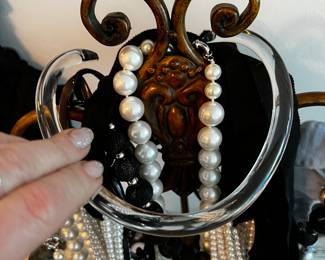 pearl necklaces