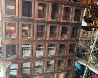 Antique Pattern or Hardware Cabinet