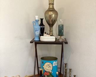 Indian hammered brass vase