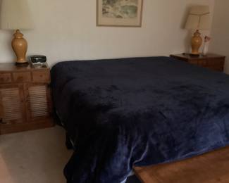 King size mattress and box spring