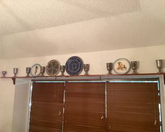 Pewter goblets