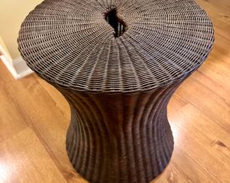 Vintage Milling Road Wicker Stool